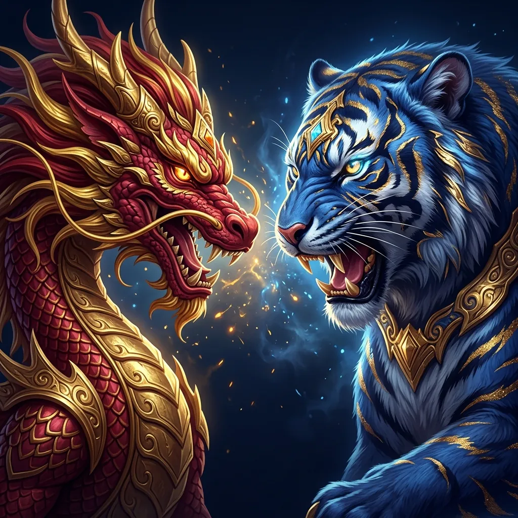 Dragon and Tiger card game icon from the WinRummy app roster
