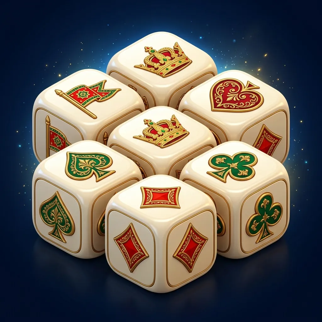 Jhandi Munda dice game icon from the WinRummy app roster